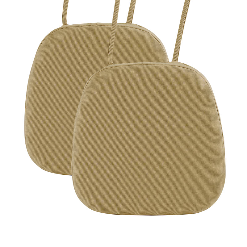 Coussin de chaise de salle à manger d'intérieur, Jaune
