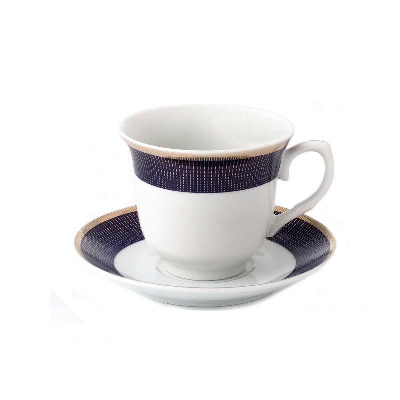 Ensemble de 4 tasses à thé et soucoupes Lorren Home Trends