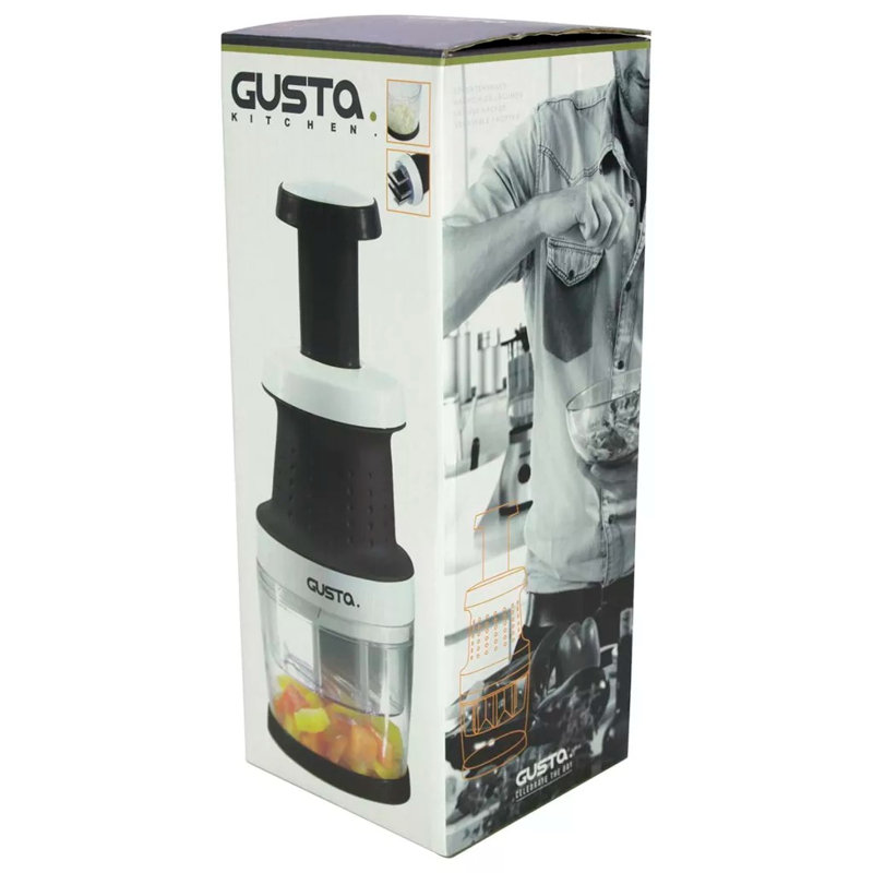Gusta Vegetable Chopper White/Black