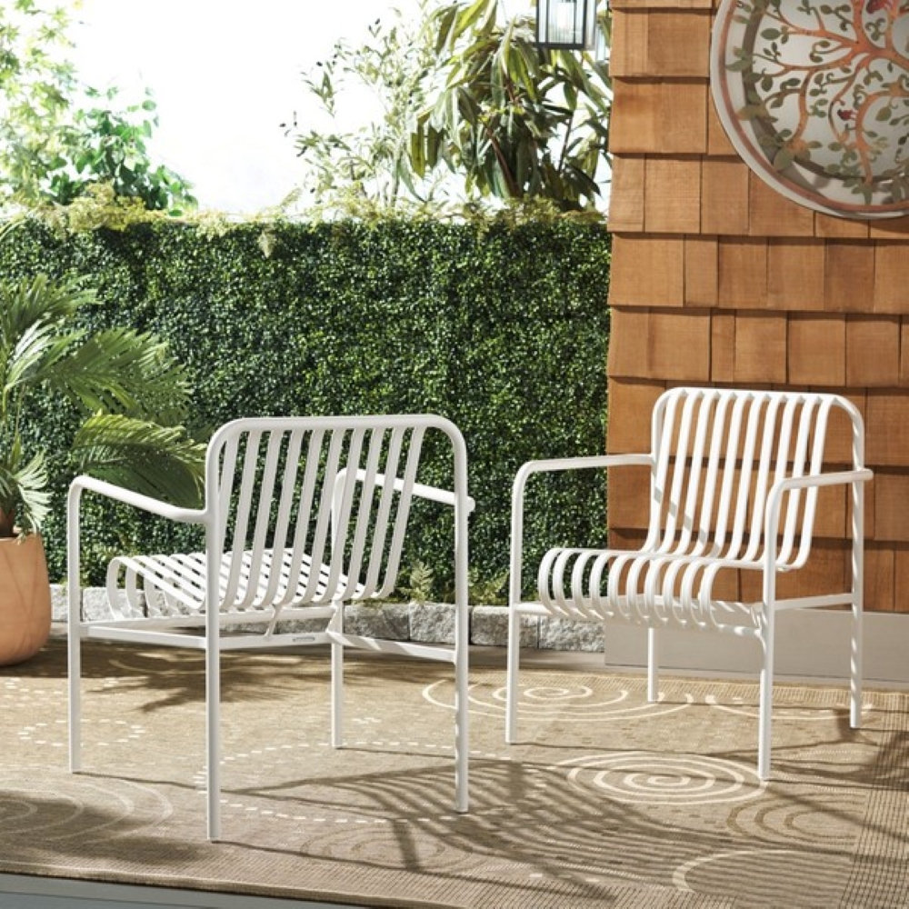 Patio Lounge Chair, White