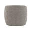 Fauteuil d'appoint en tweed brun et gris Livia