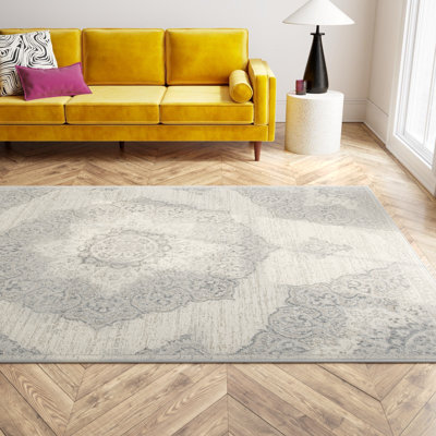 Tapis oriental ivoire / beige Arvillia