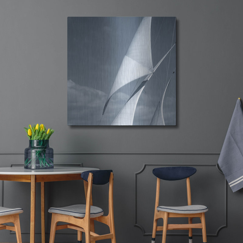 «Sails 2» par Photoinc Studio, art mural en métal, H 36 po x l 36 po
