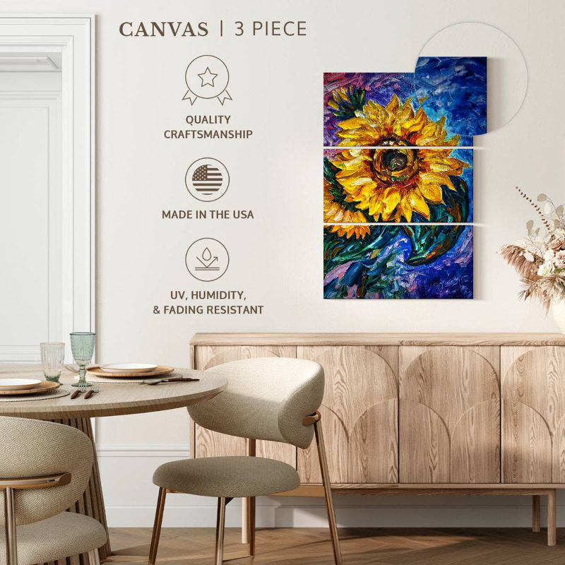 Harnek That Sunflower, H 32 po x l 20 po