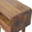 Console courbée en bois massif Valenza