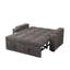Canapé-lit convertible 3 en 1 de 165 cm avec lit gigogne, revêtement en chenille et table d'appoint pivotante à 360°, canapé pliant moderne pour salon-1390892698