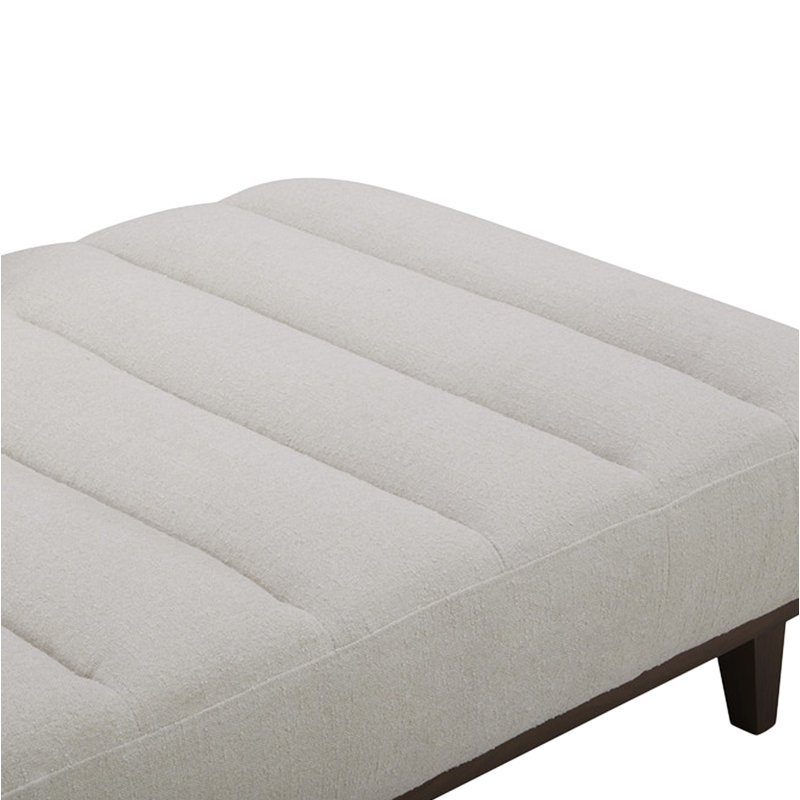 BENNETT DAYBED SOFT TAUPE, Warm White Basketweave