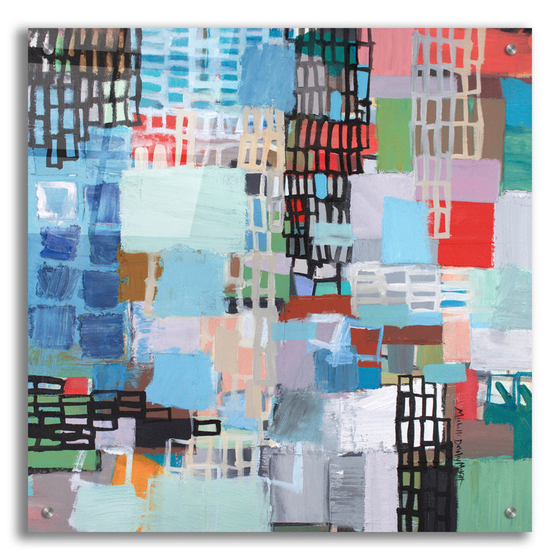 "Dans l'autre" par Michelle Daisley Moffitt, H 24 po x l 24 po
