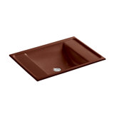 Alteo Metal Rectangular Undermount Bathroom Sink with Overflow