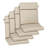 Outdoor High Back Dining Chair Cushion Set-193968252-194026265