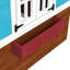 Outsunny Wooden Playhouse for Kids Outdoor Wendy House 3-8 Years Dark Brown