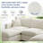 Cloud Couch Modular Sectional Sofa, Deep Seat Convertible Modular Couches For Living Room, Modern Comfy Down Filled Soft Cloud Sectional Sofa With Movable Ottoman-243325147-245465892