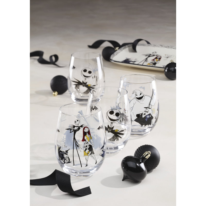 Lenox The Nightmare Before Christmas Assorted Tumblers, Set Of 4