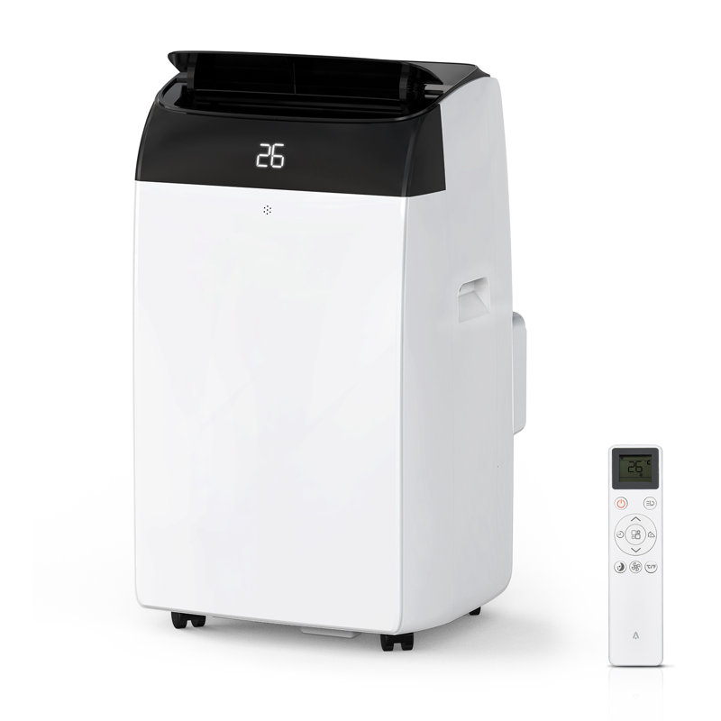 12000 BTU 4-in-1 Portable Air Conditioner & Heater – Cooling, Heating, Dehumidifier, Fan, 24H Timer, 3 Fan Speeds, Quiet Sleep, Energy Efficient
