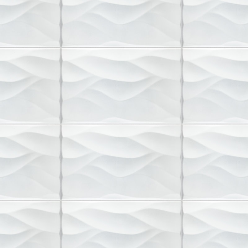 More Natur Matte 10" X 16" Ceramic 3D Look Wall Tile