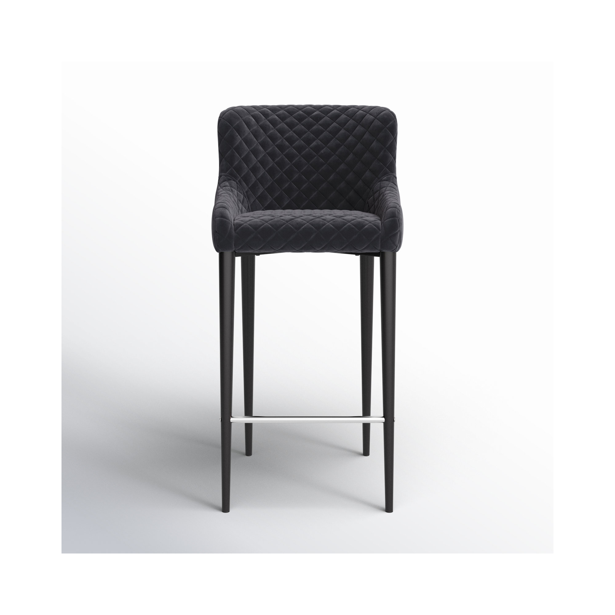Carly Counter & Bar Stool, Counter Stool (26" Seat Height), Gray