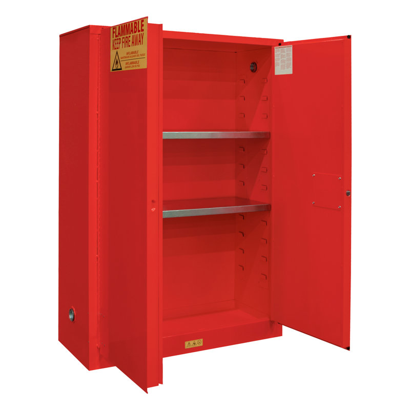 Armoire de rangement inflammable H 65 "x l 43" x p 18 "Waltham