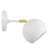 Blanc / Laiton est en rupture de stock