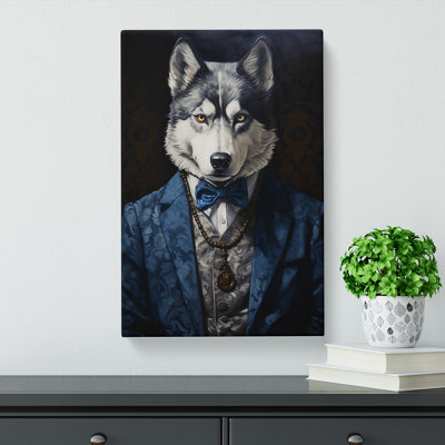 Husky Neo-Plasticism - Single Picture Frame Print