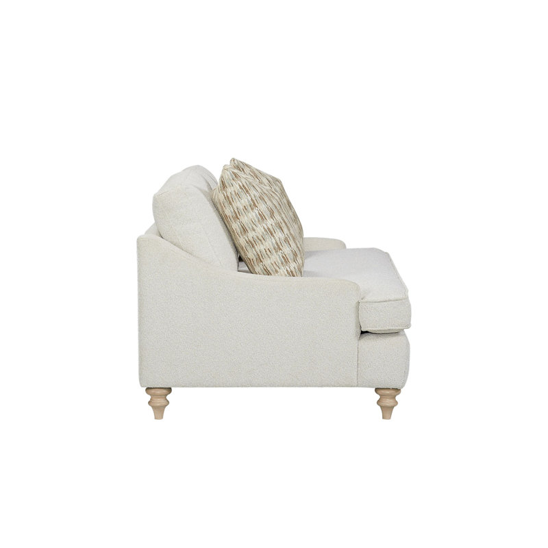 Coussin de causeuse réversible avec 2 coussins, enveloppé de Dacron pour plus de confort et de polyvalence dans tout espace de vie