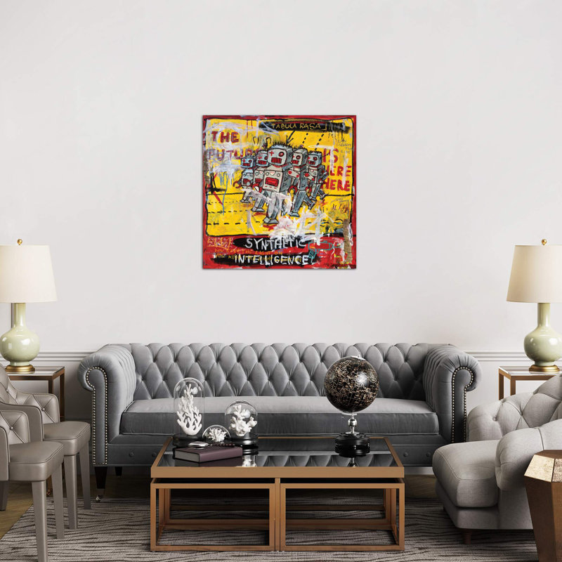 Tabula Rasa II - Wrapped Canvas Painting, 93.98 cm H x 93.98 cm W x 1.91 cm D