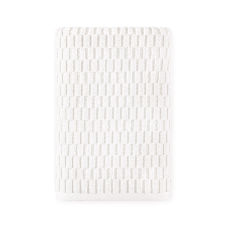 DKNY Metro Tile Quick Dry Bath And Hand Towel 4-Piece Set, White