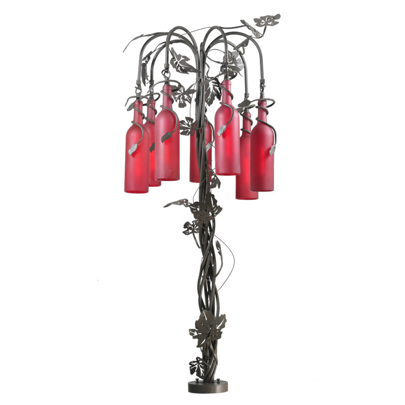 Tuscan Vineyard Wine Bottle 47" Table Lamp