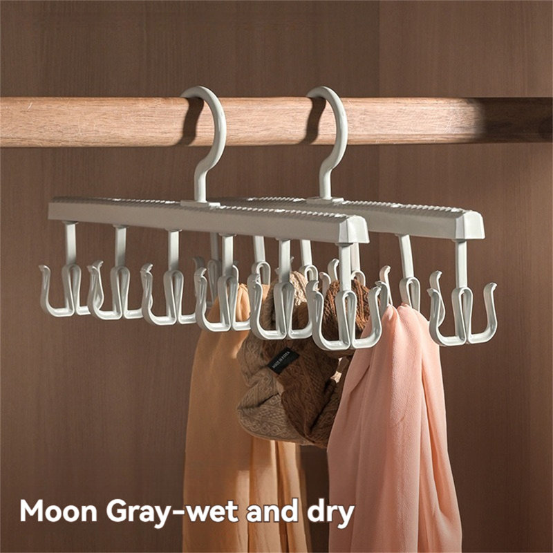 Versatile Plastic Multi-Hook Hanger, 4