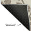 Tapis taupe Prisco lavable à la machine de qualité supérieure-418740526