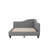 L-Shaped Linen Daybed With Solid Wood Legs-1497422874-1497422875