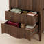 Armoire d'appoint de style rétro de 72 po avec portes cannelées Avenall