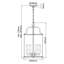 Barwood 6 - Light Lantern Pendant-16292050