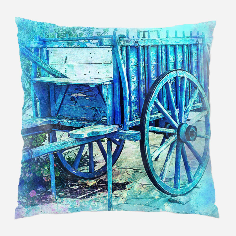 Housse et insert de coussin extérieur carré Jimenez, Intérieur, Microsuède
