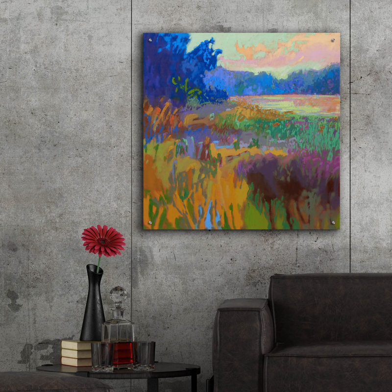 "Pastoral XV" par Jane Schmidt, H 36 po x l 36 po