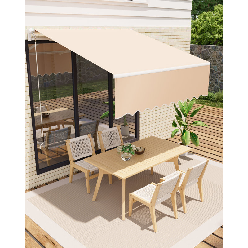 304cm Tilt Wall Mount Parasol, Beige