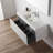 Lucella 48'' Wall-Mounted Bathroom Vanity with Single Acrylic Sink – Fluted Front, Soft-Close Drawers, Floating Design-1843546579