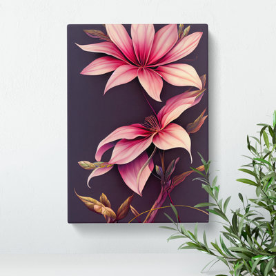 The Spectacular Flowers - Wrapped Canvas Print
