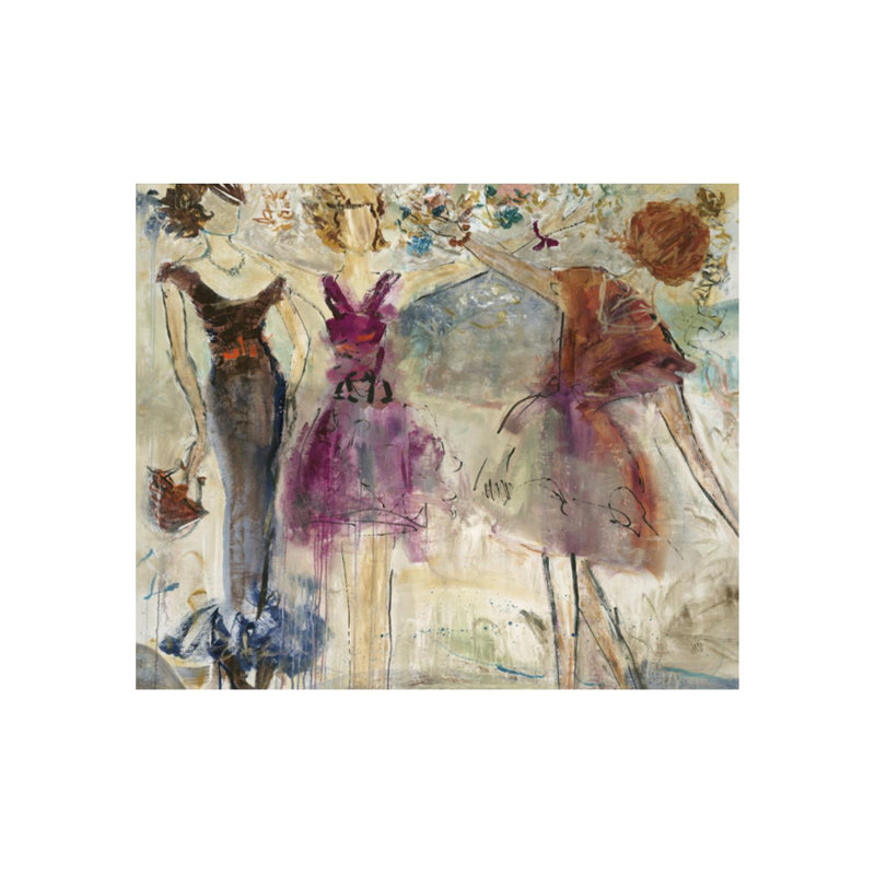 Violet Velvet Painting by Jodi Maas, 47" H x 56" W x 1.5" D, Outdoor