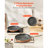 3 Piece Frying Pan Aluminum Skillet Set