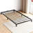 Metal Platform Bed Frame Twin Size 14 Inch, Noise Free Quiet Design, Heavy Duty Steel Support, Under Bed Storage, Easy Assembly-1151839481