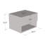 Table de chevet flottante 19,7 po Air-158551834