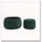 2-Piece Set Round Chenille Storage Ottoman, Equipped with a Drum Shaped Small Stool-997218220