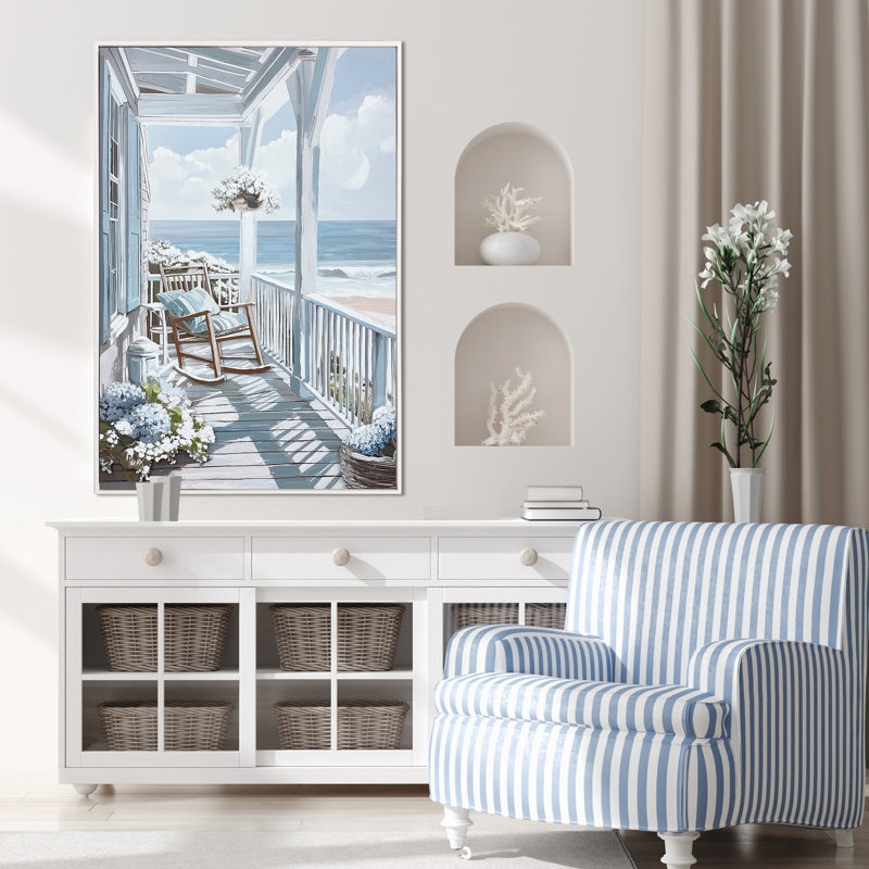 Art mural sur toile Porchside Bliss
