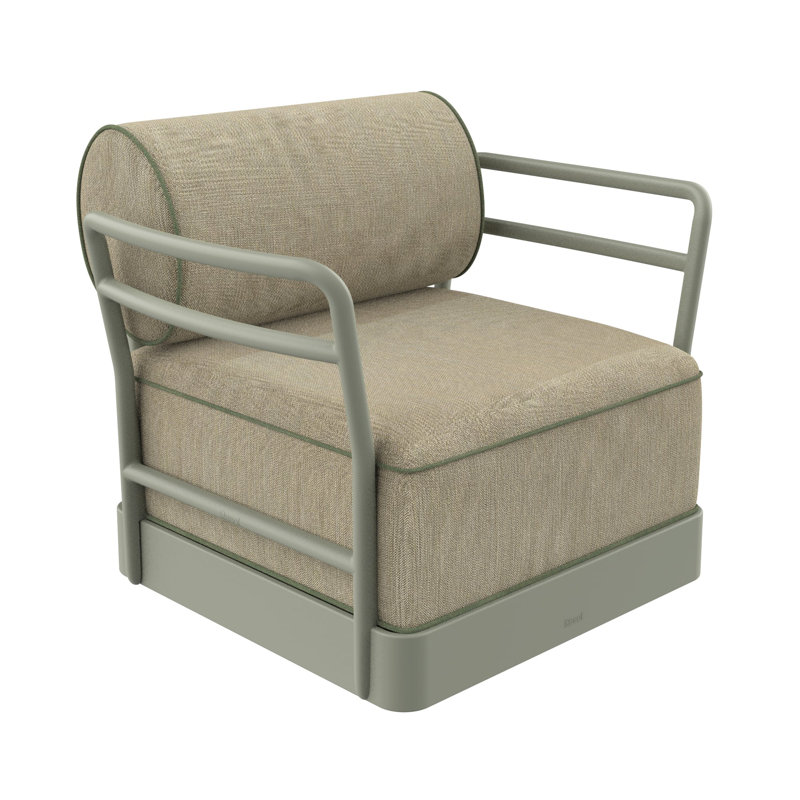 Fauteuil Brisa, Salvia, Limonetto (taupe foncé)