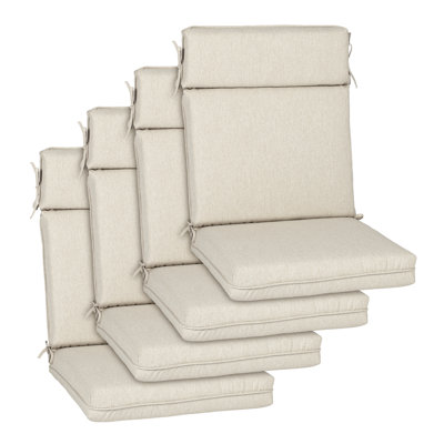 Ensemble de coussins de chaise d'extérieur à haut dossier