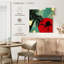Flamant rose et palmier Brampt-109215581