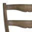 Chaise d'appoint avec dossier échelle (ensemble de 2)