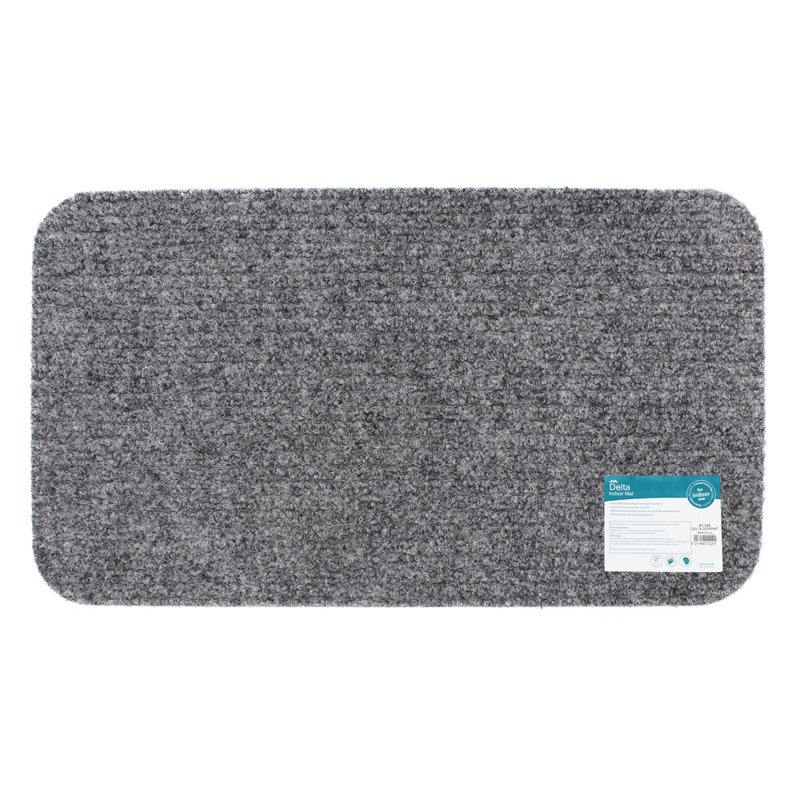 Delta Door Mat 50 X 80 Cm Non-Slip Indoor Doormat, 0.5cm H x 40cm W x 70cm L, Brown