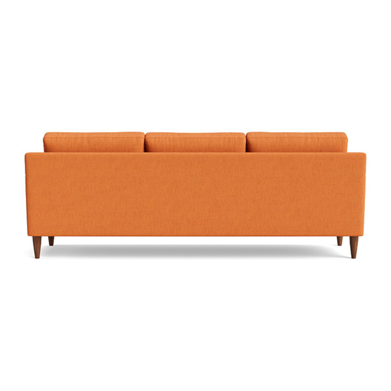 MCM Sofa (95"), Performance Weave - Carrot