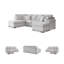 Canapé modulaire 2 pièces avec méridienne Selka-111134827